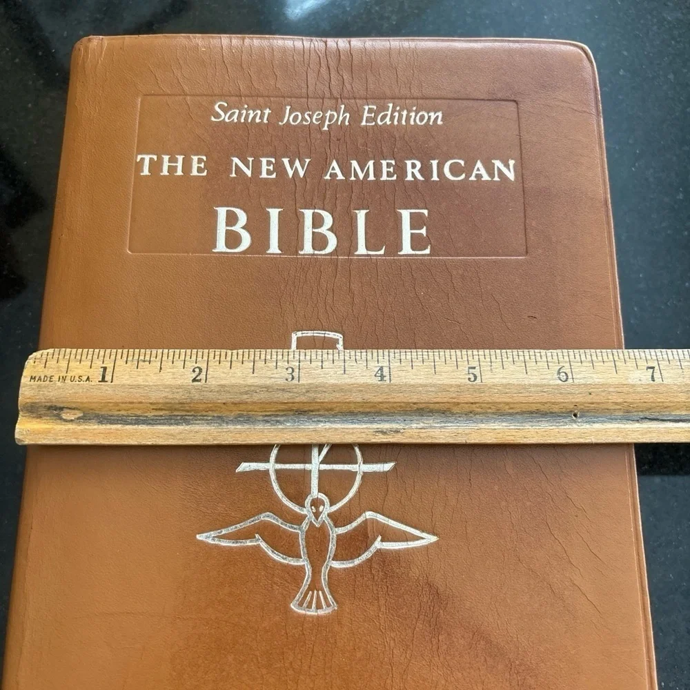 Saint Joseph Edition New American Bible 1970 Catholic Publishing 1970 edition